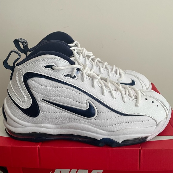 Nike Other - Nike Air Total Max Uptempo White and Blue Sneakers with Supportive Design